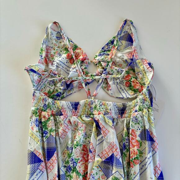 Maaji Countryside Aurora Floral V-Neckline Maxi Cover Up Dress Size Medium NWT - Picture 6 of 8